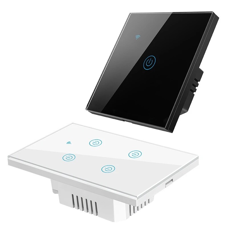 No Neutral Wire Required Touch Switch Voice/App Remote Control Wifi Switch gallery