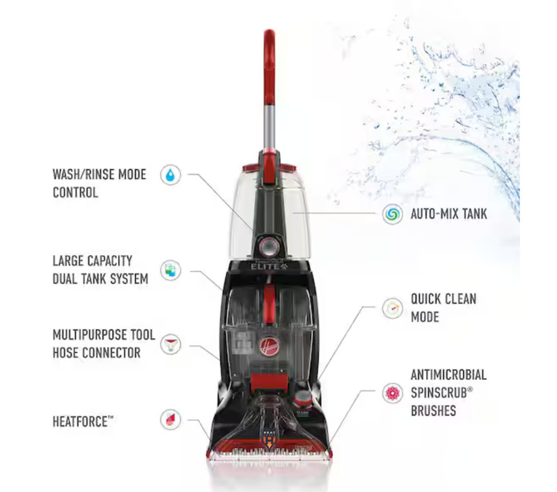 Hoover Power Scrub Elite Pet + Multi-floor Carpet Cleaner (Brand New) gallery