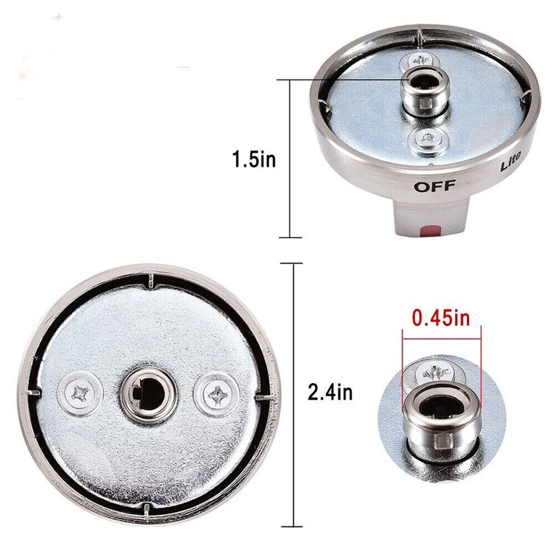 Range Burner Control Knob Compatible with SAMSUNG Range DG64-00473A gallery