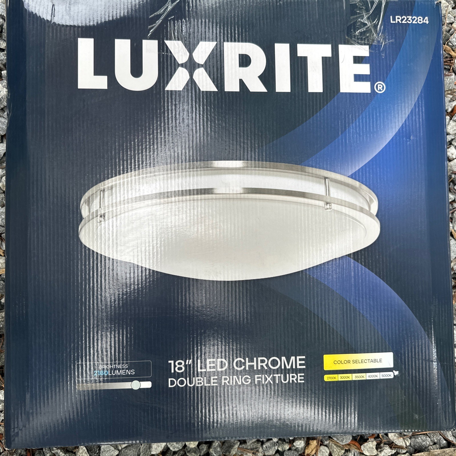 Luxrite 18 Inch LED Flush Mount Ceiling Light CCT 27K / 30K / 35K / 40K / 50K gallery