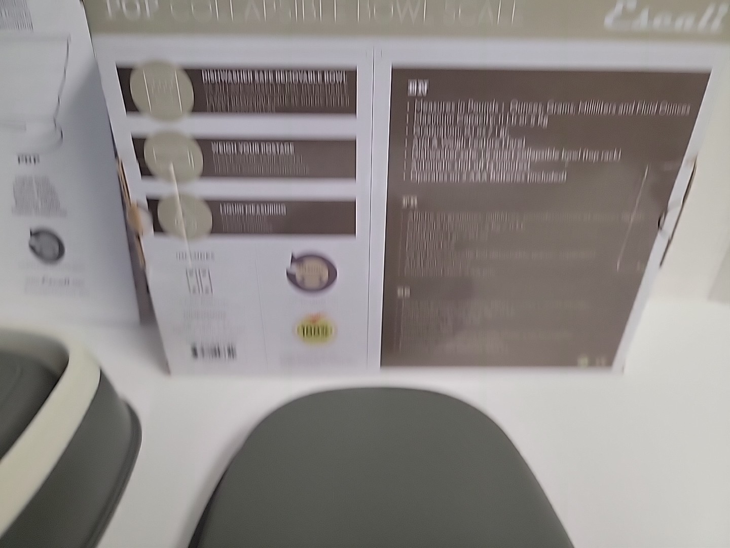 ESCALI POP COLLAPSIBLE BOWL GRAY 11 LB SCALE B115TGY gallery