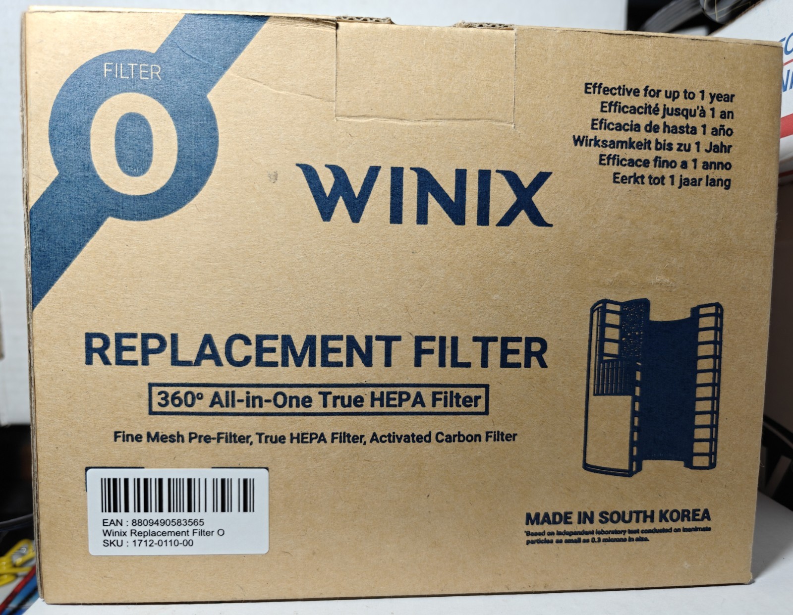 Winix Replacement Filter O, 360° All-in-One True HEPA Fits Winix A231 & A230 gallery