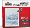Window Insulation for Winter - 9 Pack 42In X 62In - Clear Window Insulation Kit gallery