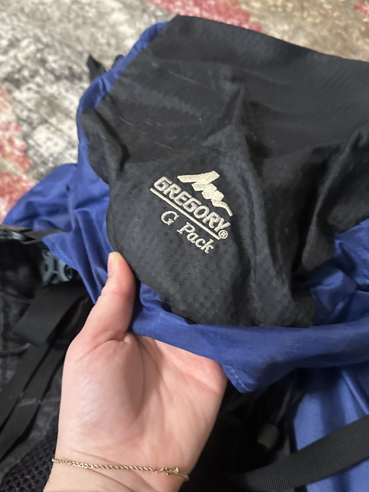 Vintage Gregory G-pack Backpack Hiking Backpacking Blue Ultralight 2