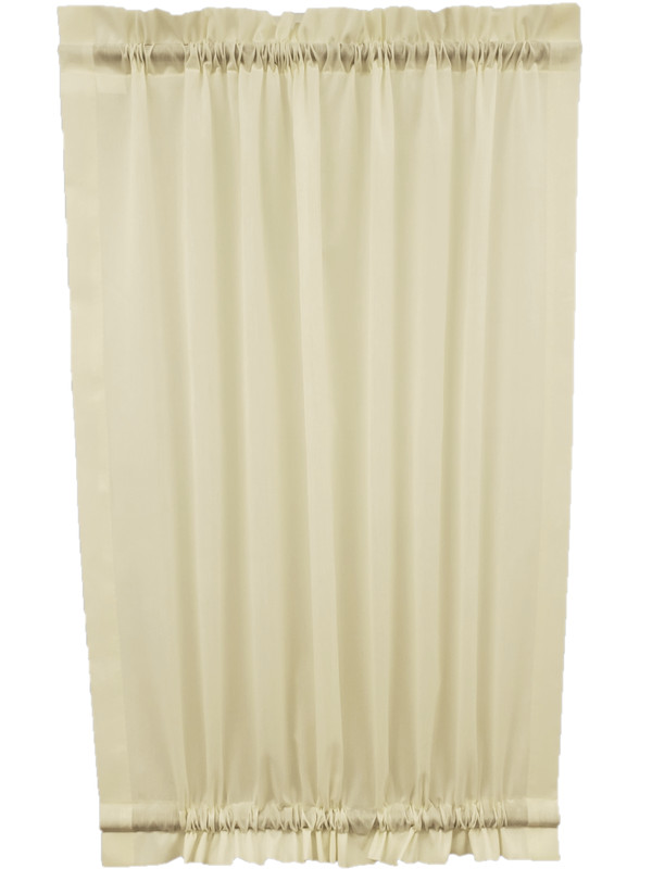 Semi-Sheer Light Filtering Door Panel with Tieback Many Lengths 26”, 36”, 40” gallery