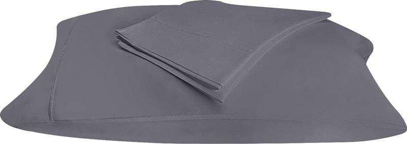 2 Pack Queen Pillow Cases Envelope Closure Ultra Soft Microfiber 20x30 Gray Fade gallery