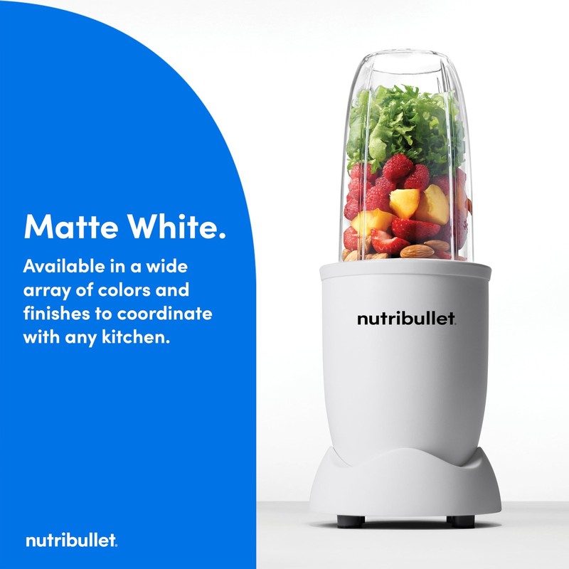 nutribullet® Pro Nutrient Extractor, 900W, Matte White gallery