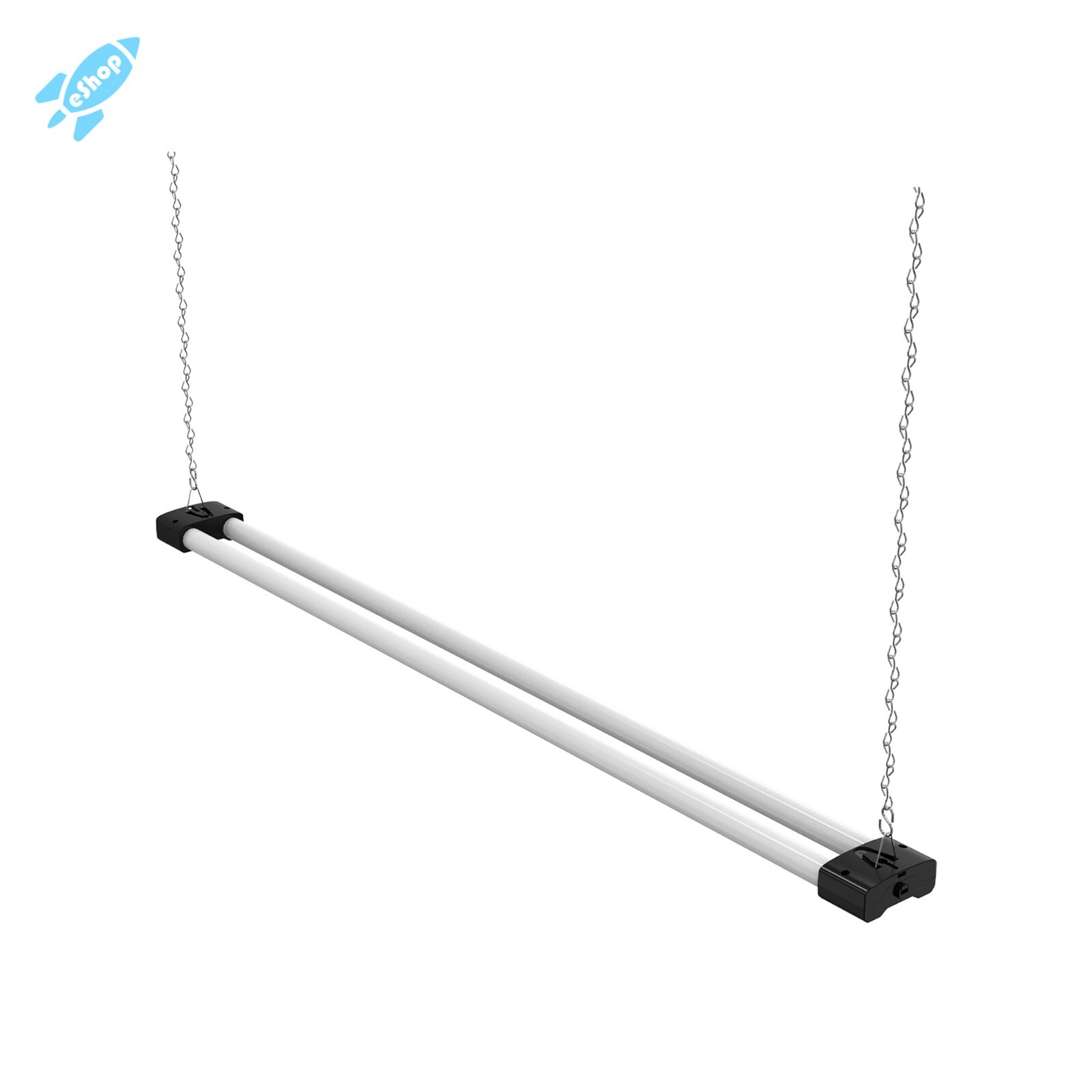 4 FT LED Shop Light Linkable 40W 5000K Daylight White 4000 Lumens Inline Switch gallery