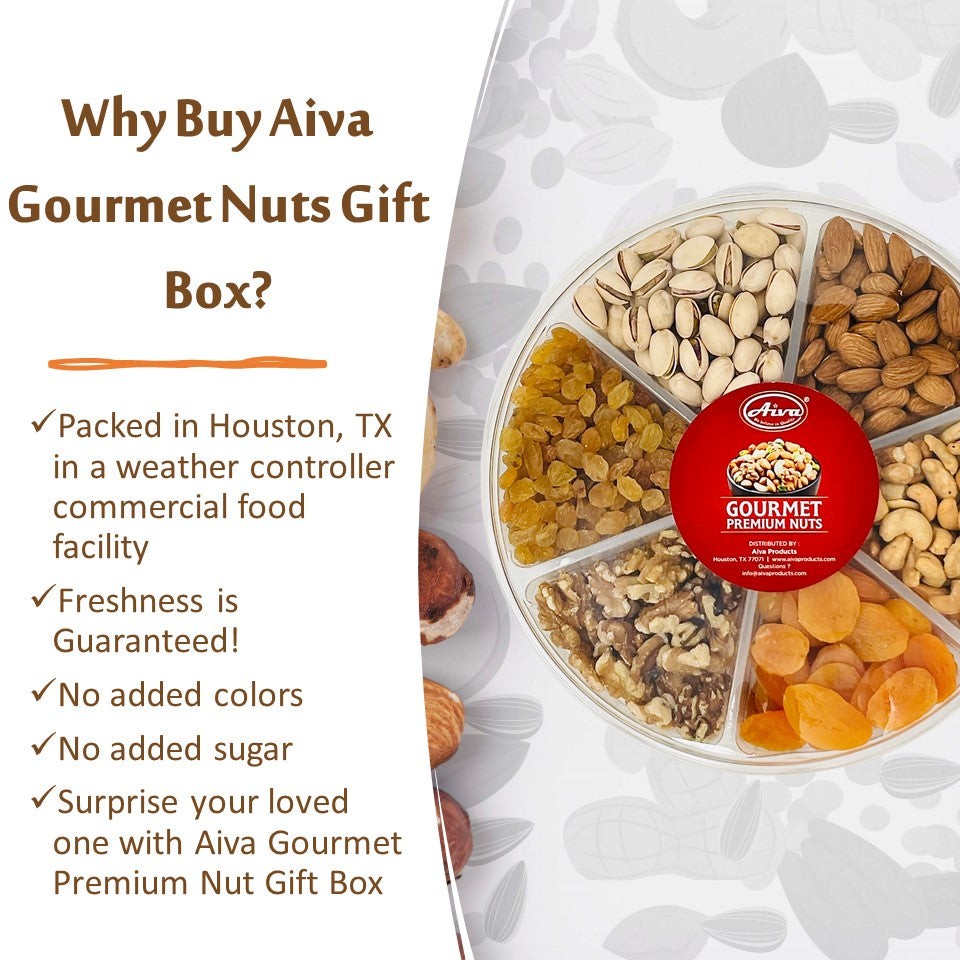 Aiva Nuts Gift Basket | Nut Mix Box | Fruit Nut Gift Box | 1.8 lb gallery