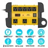 9-FT Cord Power Strip Surge Protector 4050Joules, 2-USB(3.1A) Ethernet, 1875W gallery