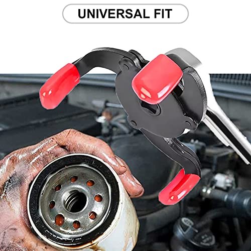 Universal Oil Filter Wrench 3 Jaw Adjustable Oil Filter Removal Tool One Way gallery