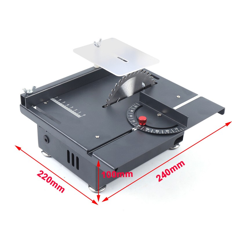Mini Table Saw Electric Precision Bench Saw Small Woodworking Cutting Tool DIY gallery