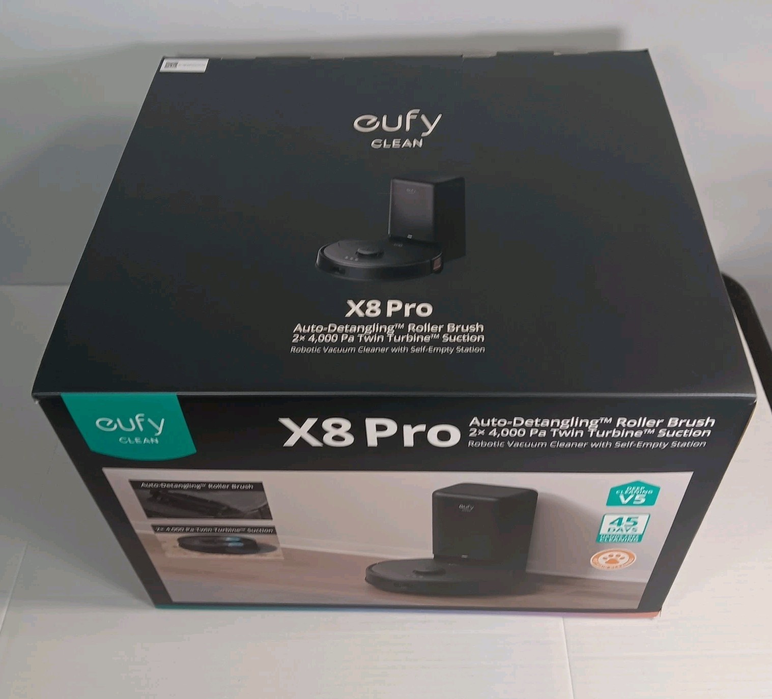 eufy Clean - X8 Pro Robotic Vacuum with Self-Empty Station - Black NEW gallery
