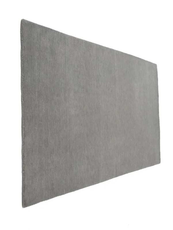 Gray Solid Hand-Loomed 4X6 Gabbeh Wool Rug Oriental Home Decor Carpet gallery