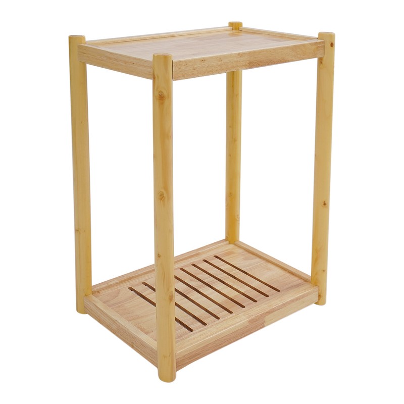 Wood Printer Stand Mobile Printer Table Under Desk Printer Cart 20kg/44lbs gallery