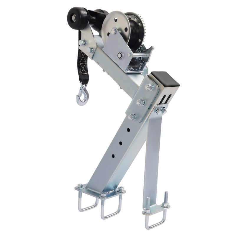 Sturdy Steel For Adjustable Heavy Capacity Winch Stand W/1400lb Winch Galvanized gallery