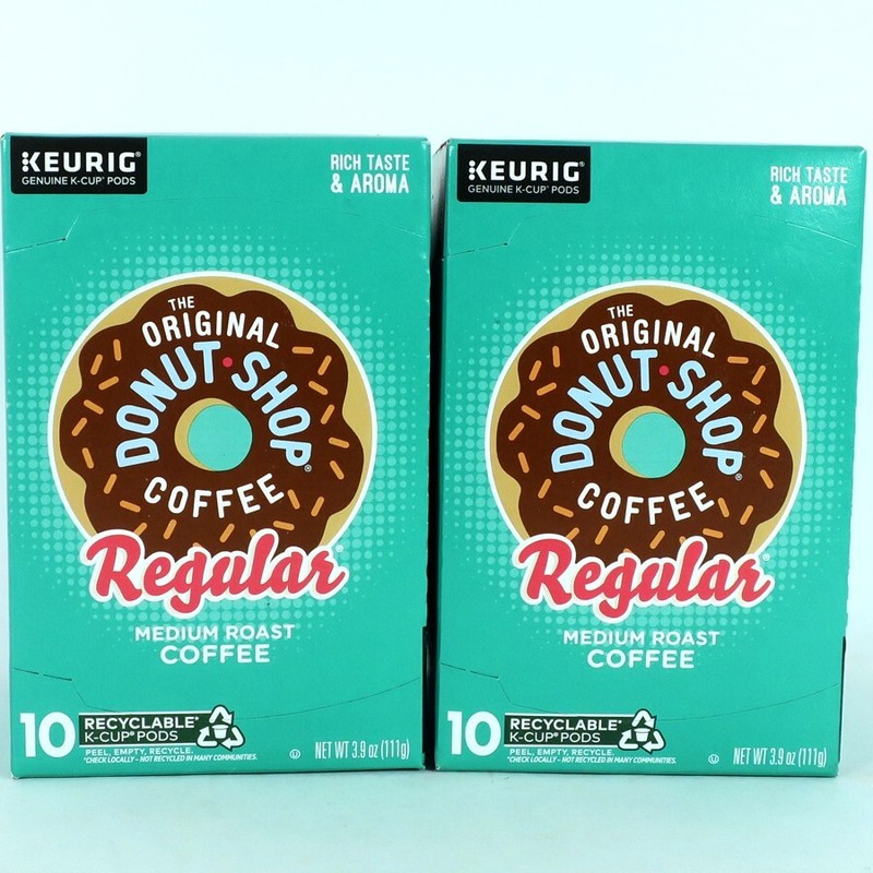 Donut Shop Coffee Regular, Medium Roast Coffee, 10 Pods per box, BB:9/26 gallery