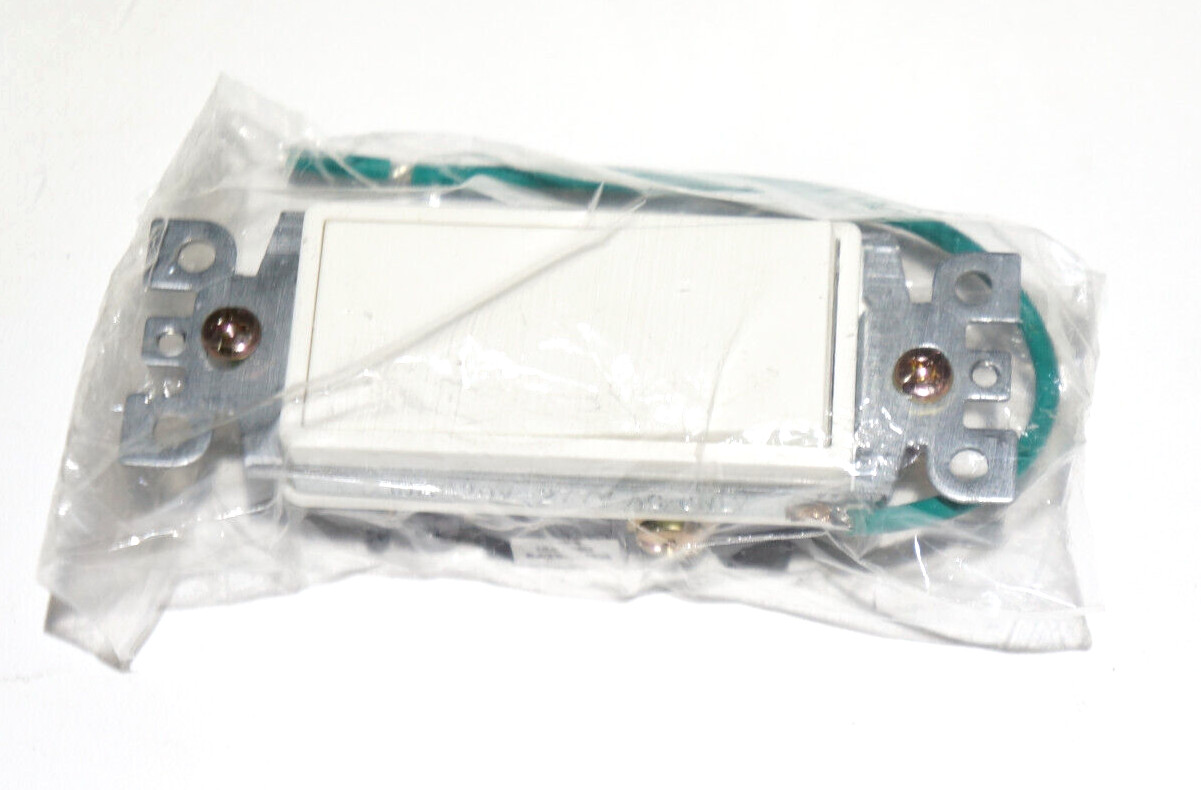 4 Way Toggle White Decorator Rocker Wall Switch 15A 110V 120V AC 15 AMP UL gallery