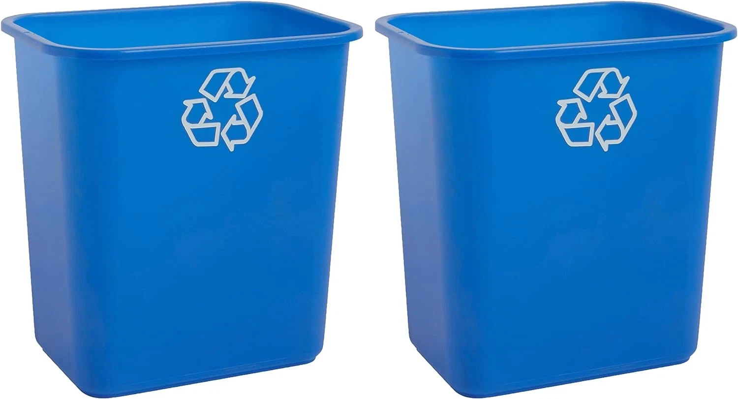 United Solutions 7 Gallon / 28 Quart Space Saving Recycling Bin, Fits under Desk gallery