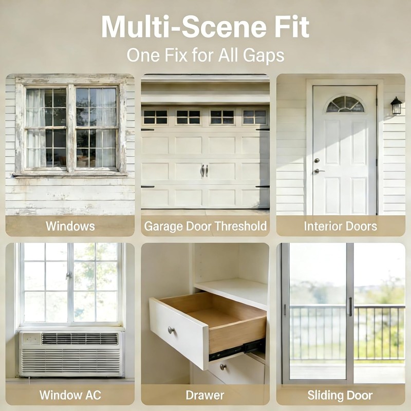 Multi-Purpose Weather Stripping Tape for Doors, Windows, and Electrical Cabinets gallery