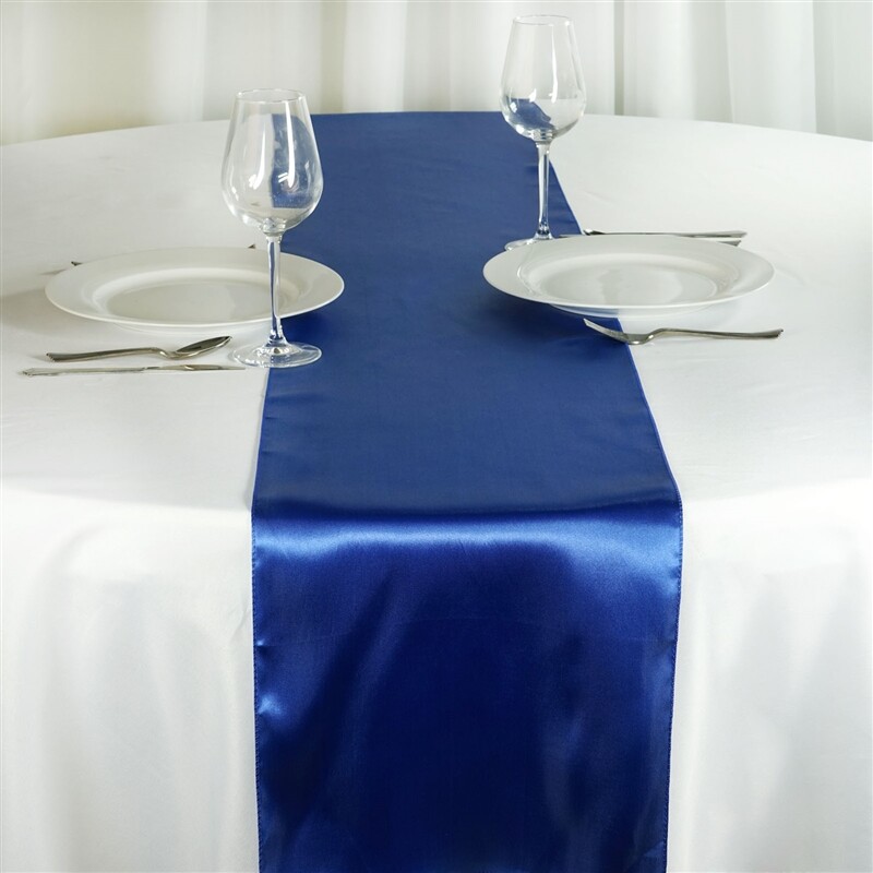Table Runner Satin 12 x 108 Inch By Broward Linens (Variety Colors) gallery