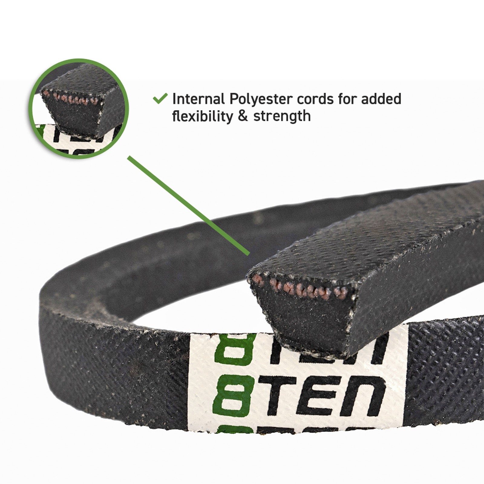 8TEN Double Drive Belt for Snapper Murray 1-8236 22252 7022252YP 1001223MA gallery