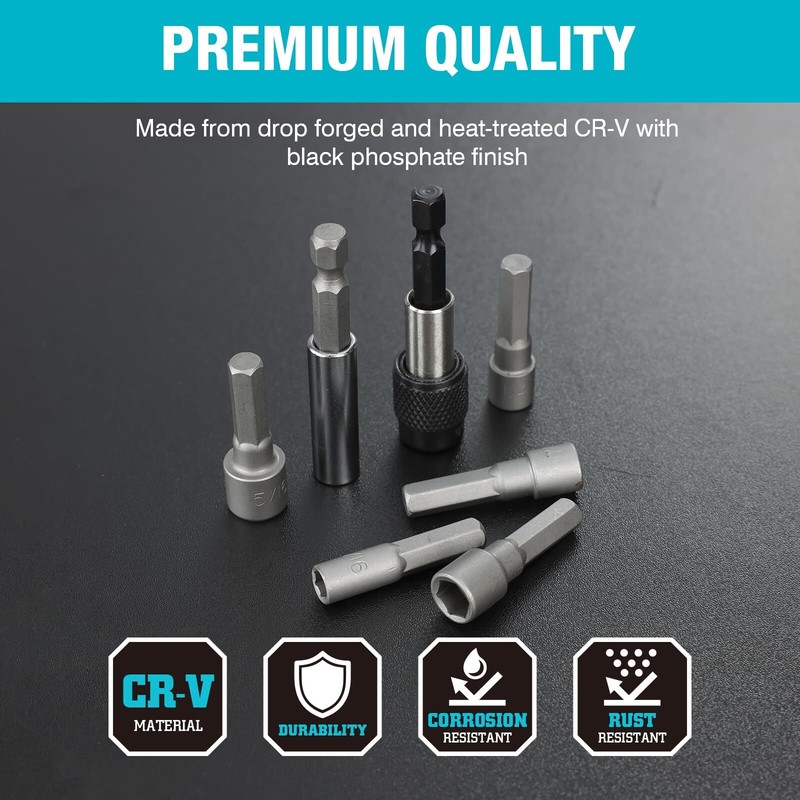 DuraTech Drill Bit Set 99PCS High Speed Steel Titanium Drill Screwdriver Bit Set gallery