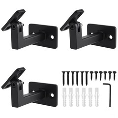RealPlus Adjustable Handrail Brackets Heavy Duty Swivel Square Hand Rail Bracket