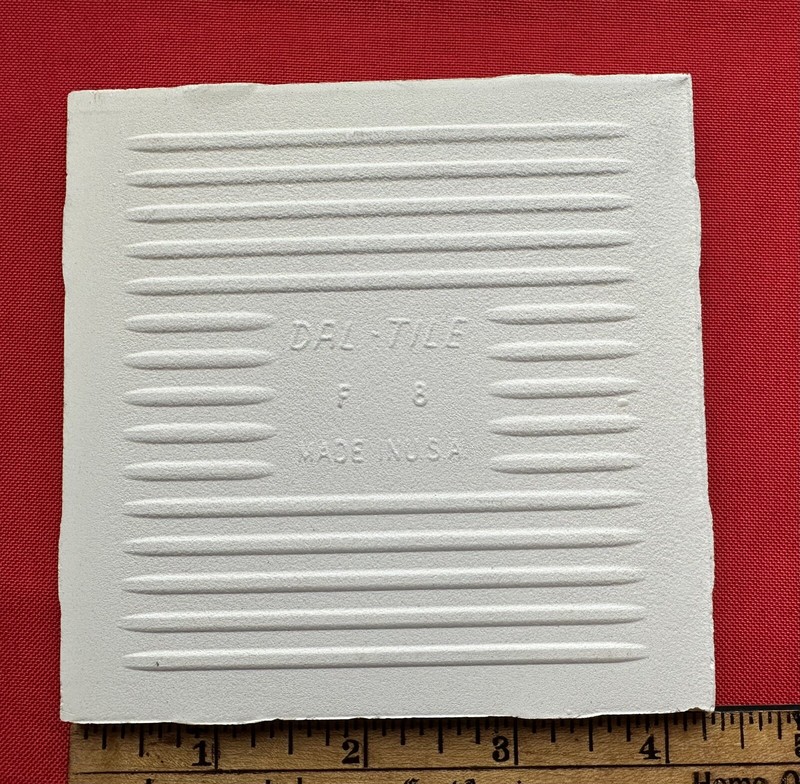 1 pc. *Desert Sand* Glossy Ceramic Tile by Daltile: 4-1/4" Beige & Gold Specks gallery