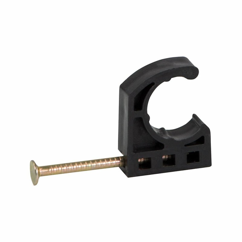 Everflow Half Clamp J-Hook with Nail For Pex Tubing Pipe Support 50 Pack 1 Inch gallery