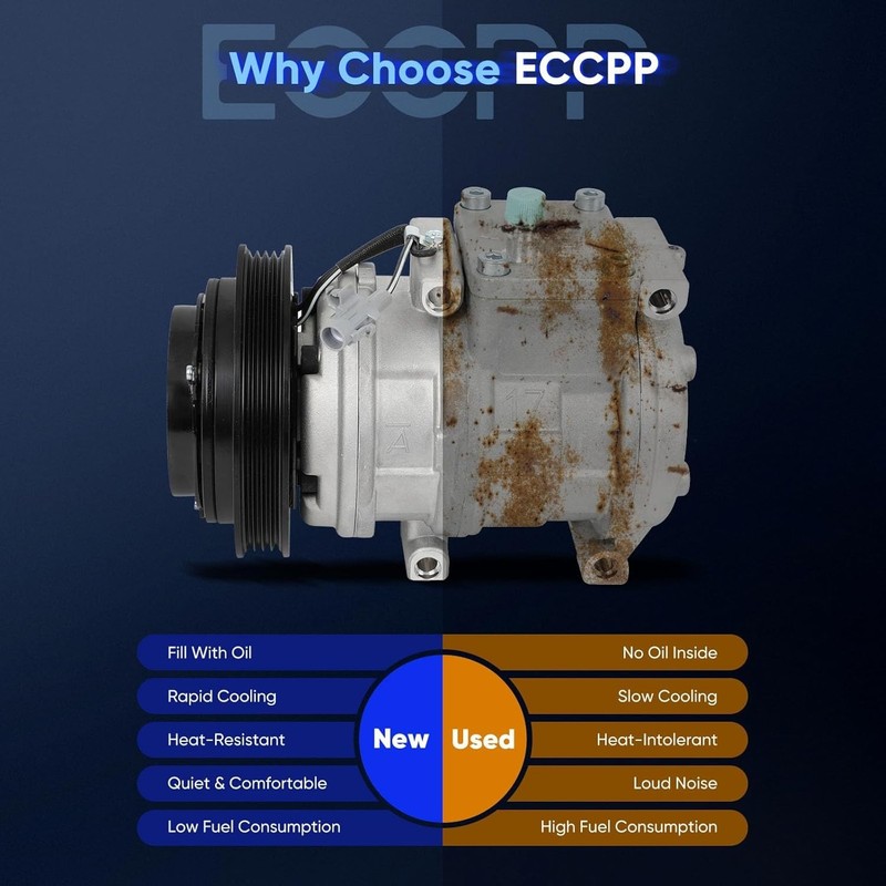 A/C Compressor with Clutch 1996-2002 for Toyota 4Runner 2.7L 3.4L AC Compressor gallery