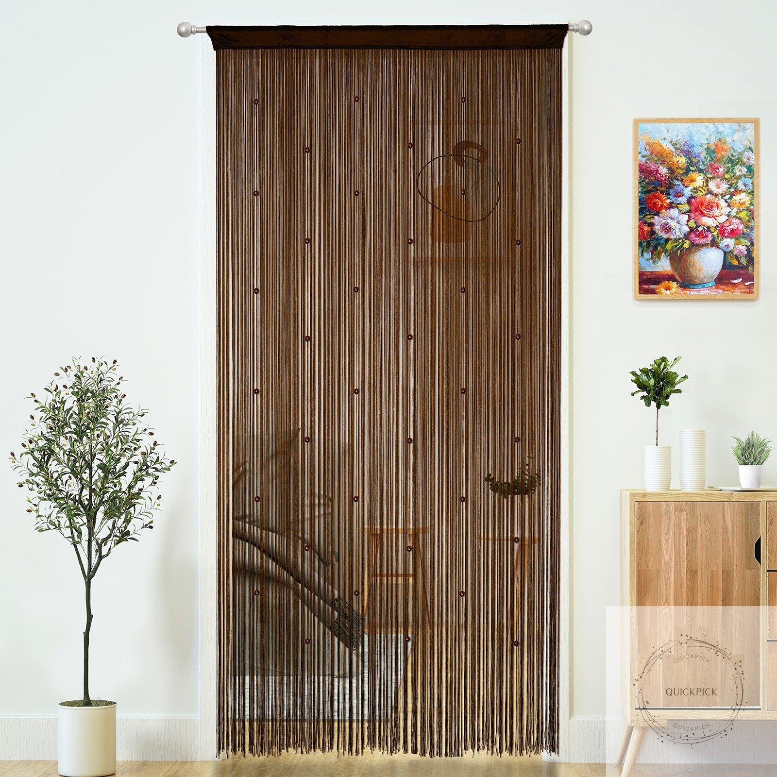 Beaded Curtain Door String Curtains for Doorways Tassels Beads Hanging Fringe Hi gallery