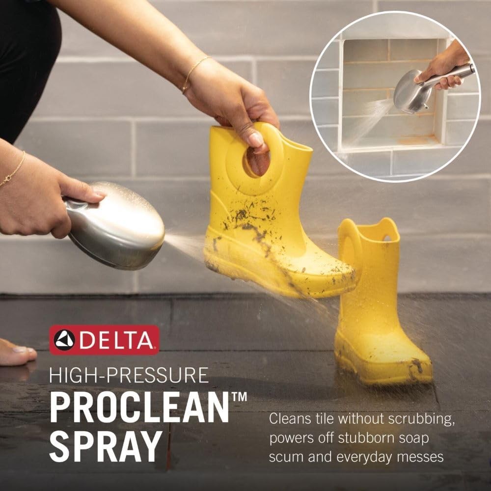 6-Setting In2ition 2-in-1 Dual Shower Head with Handheld High Pressure ProClean gallery