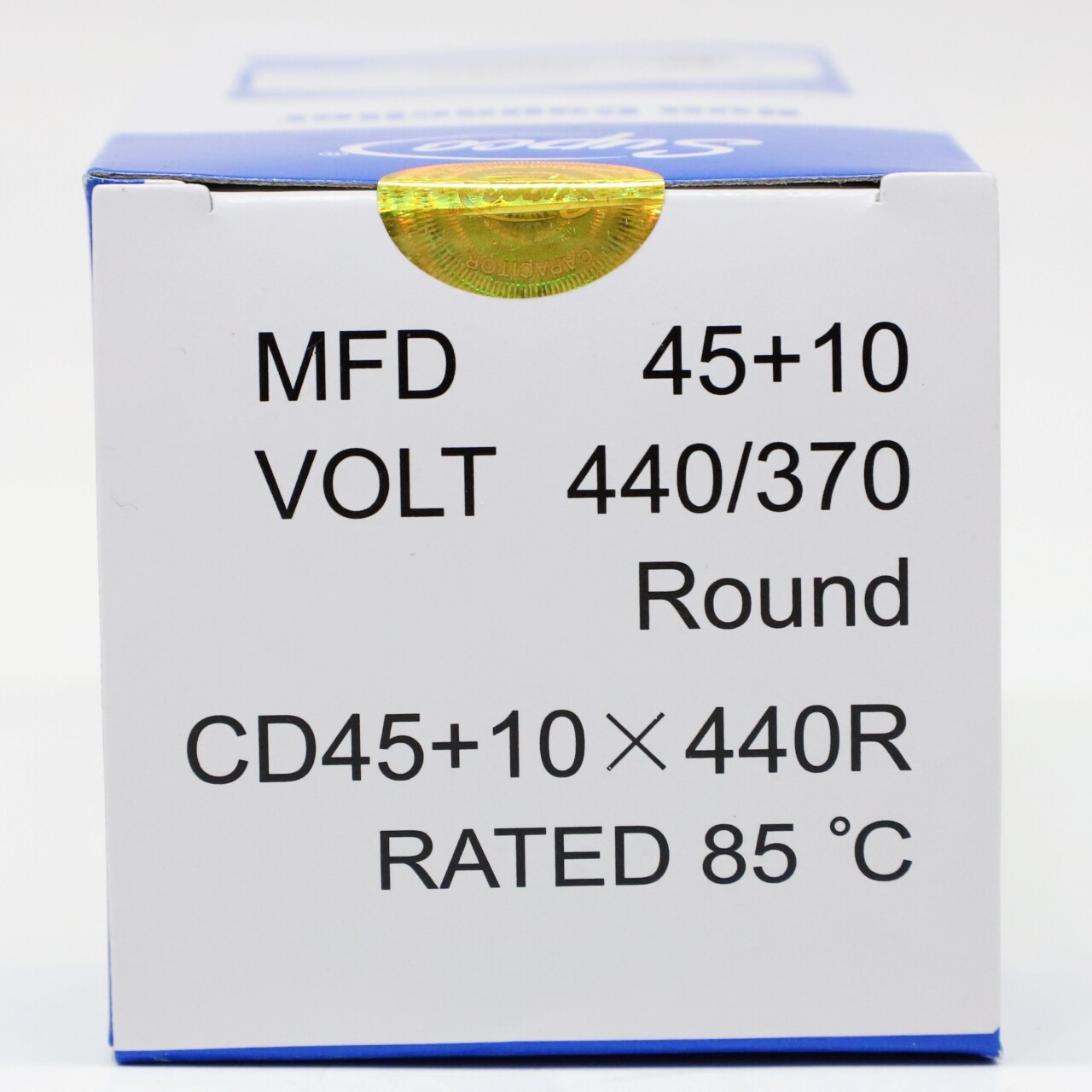 Supco CD45+10X440R HVAC Motor Round Dual Run Capacitor 45 + 10 MFD 440 Volts gallery