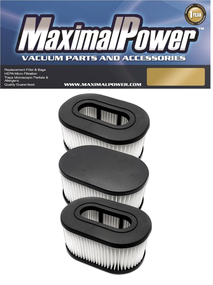 MaximalPower Filter for Hoover Foldaway Widepath Vacuum 40130050 43615090 (3PK)