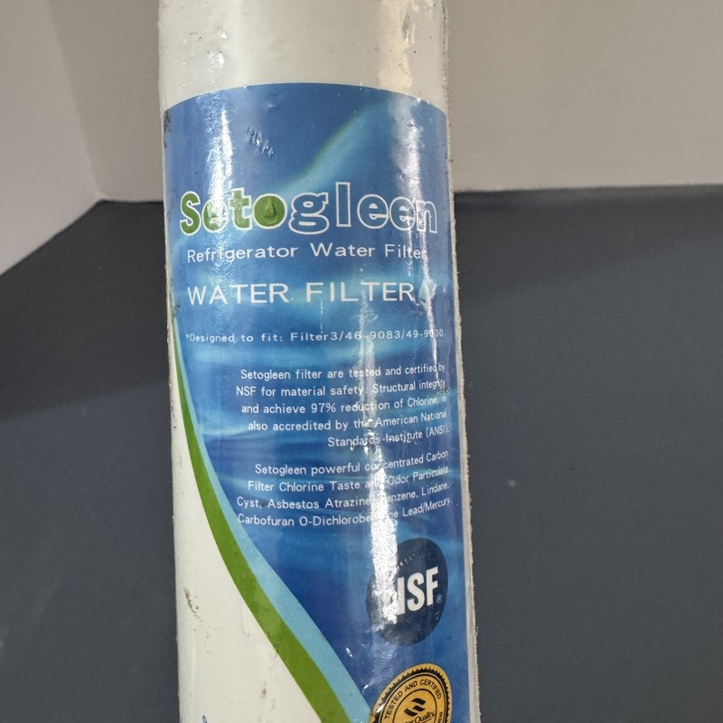 Setogleen Refrigerator Water Filter 1 Pack Fits Filter 3 46-9083 49-9030 gallery