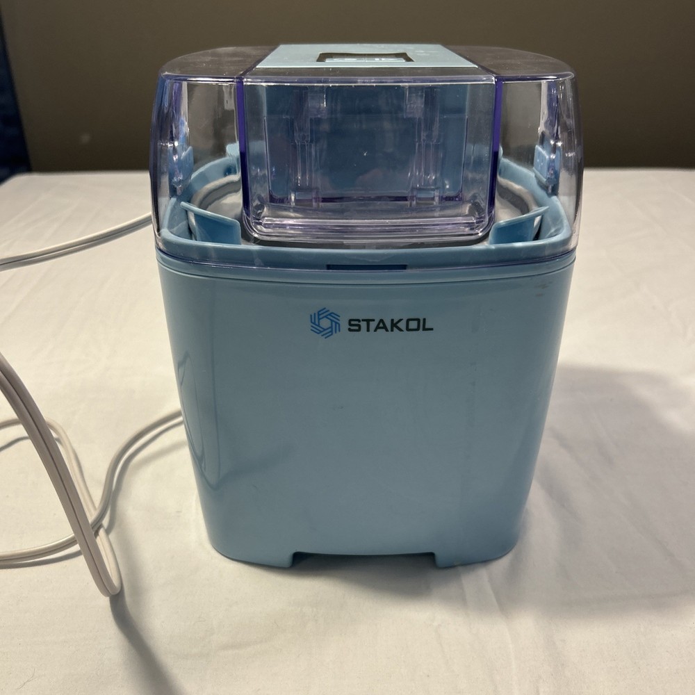 STAKOL BL1500D 1.6 Quart Automatic Ice Cream Maker Freezer Bowl Dessert Machine