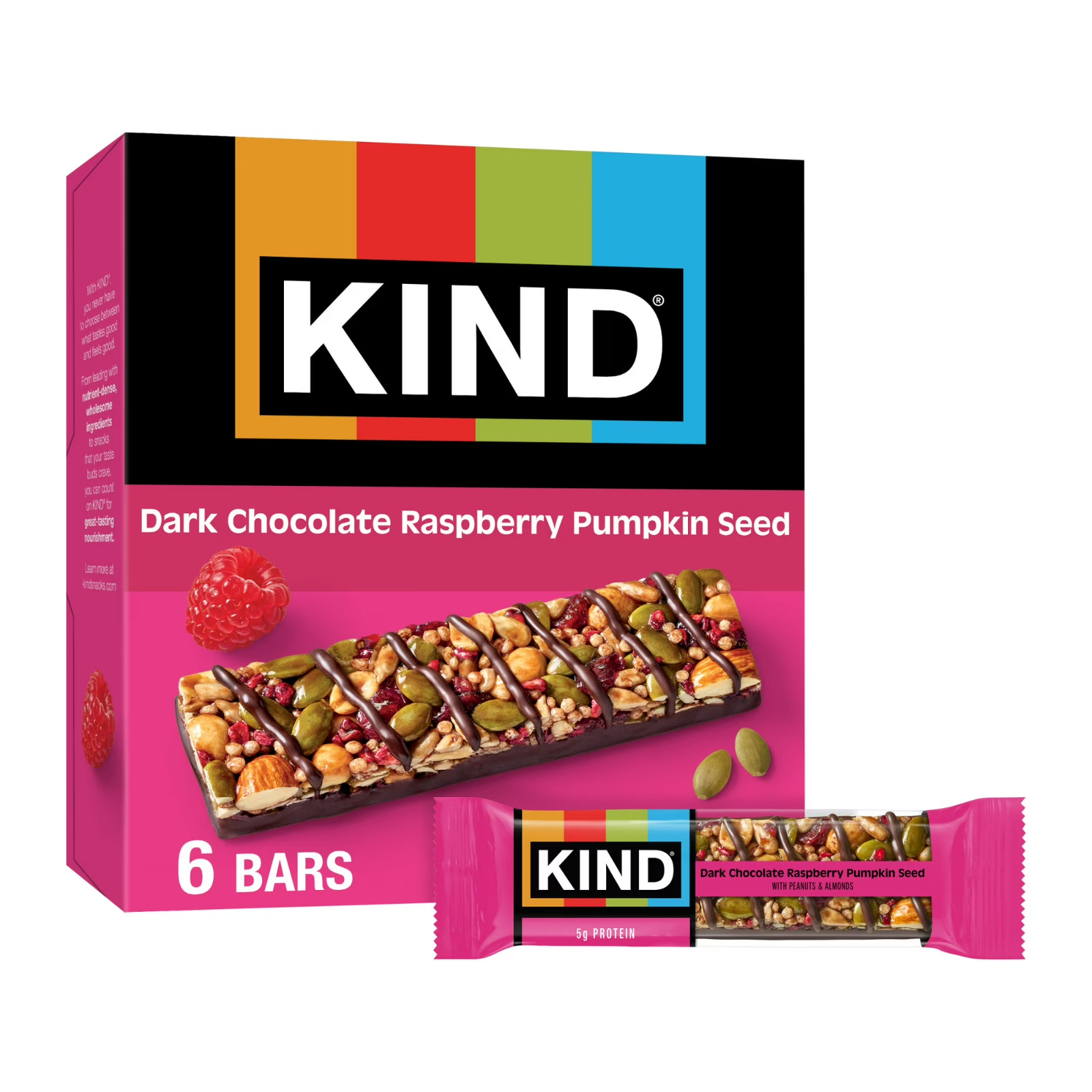 KIND Seeds Fruit & Nuts Snack Bar, 6 Count Box gallery