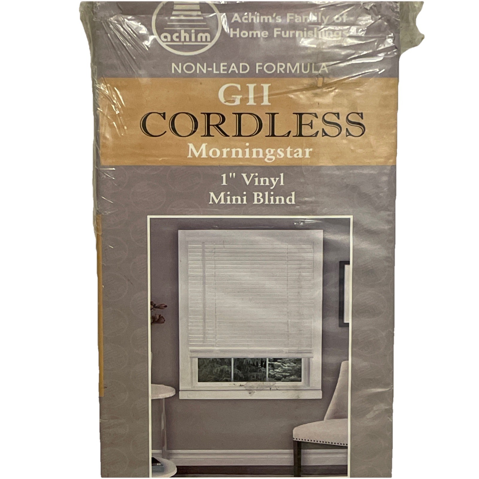 1" Vinyl Window Blinds PEARL WHITE 39x72" Cordless Morningstar Child Safe NEW gallery