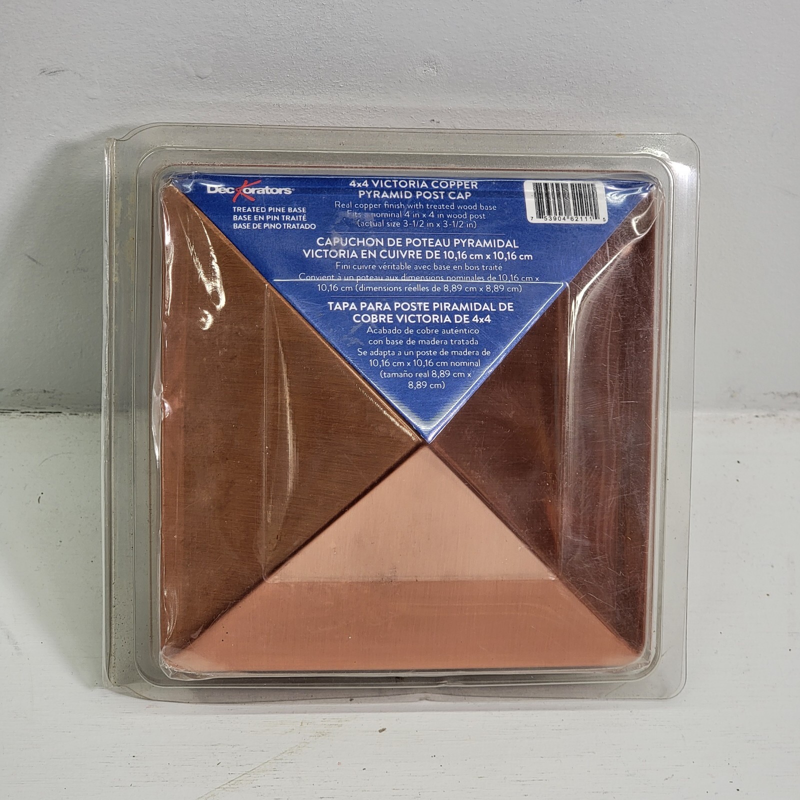 Dekorators 4 x 4 Victoria High Point Copper Plastic Pine Deck with Treated Base gallery