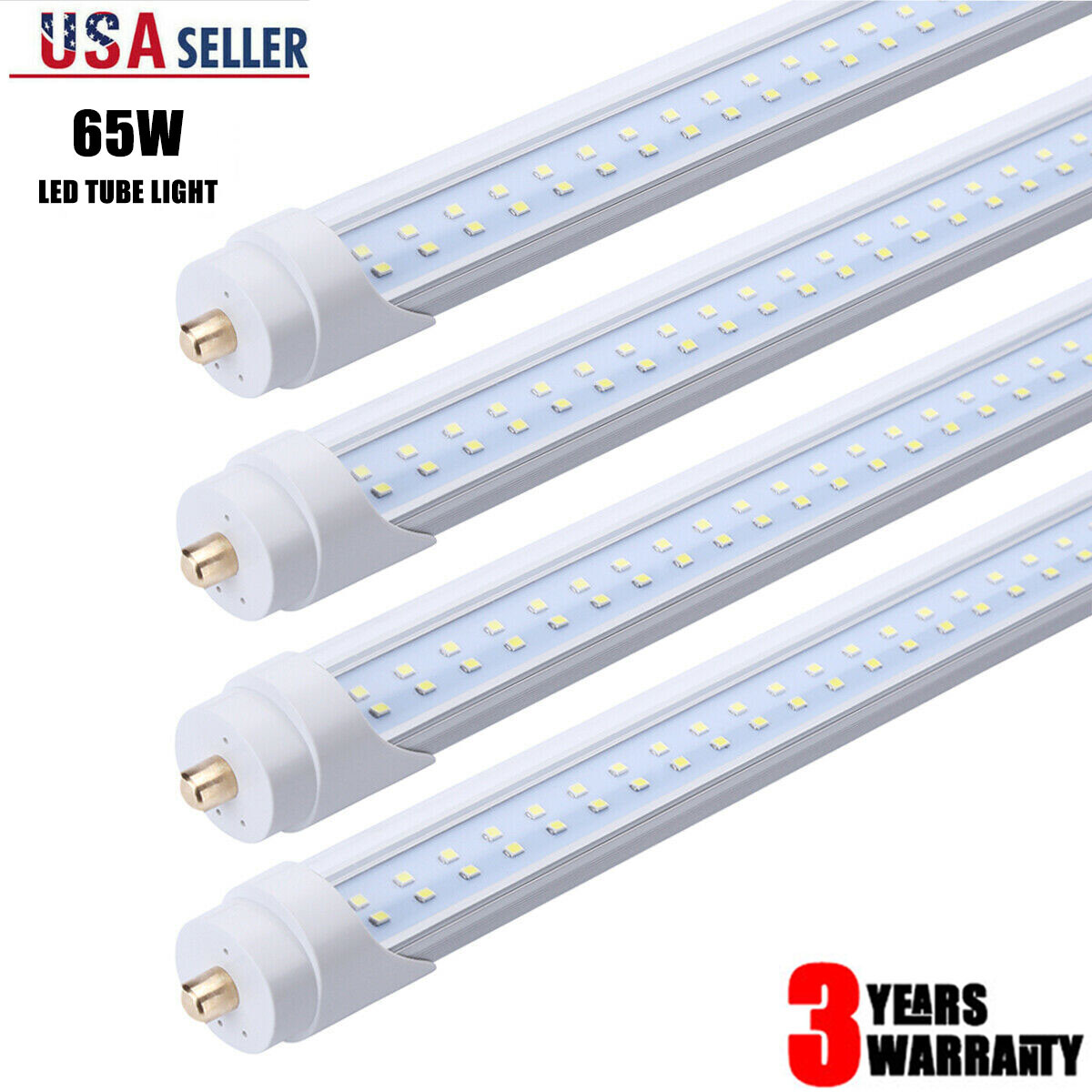 8FT LED Tube Light 65W T8 T12 LED Single Pin FA8 LED Shop Light 6000K Bulb Light gallery
