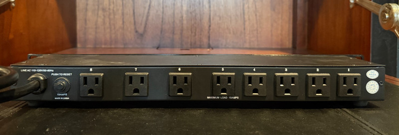 Pyle 9-Outlet Rack-Mountable Power Strip Surge Protector PCO850 gallery