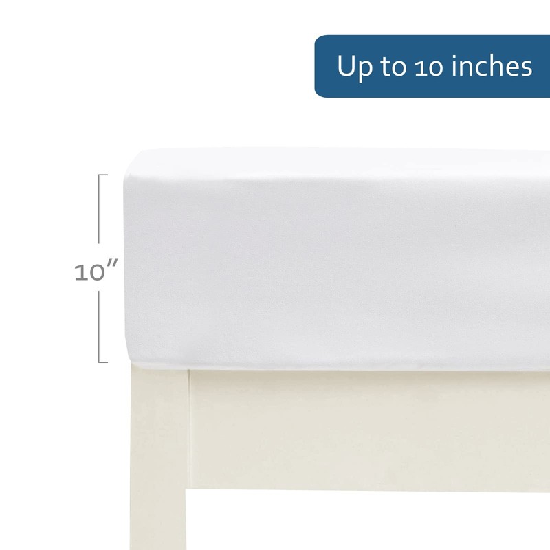 Cot Sheets 31" x 75"(2 Pack), Cot Fitted Sheet Ultra Soft and Breathable Snug... gallery