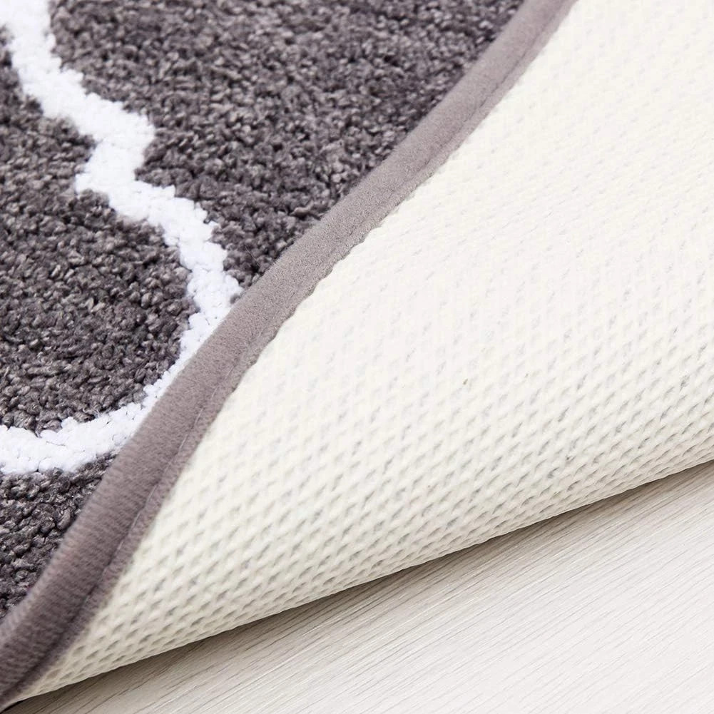 2 Piece Kitchen Rug Set Non-Slip Backing Mat Throw for Doormat Runner Set gallery