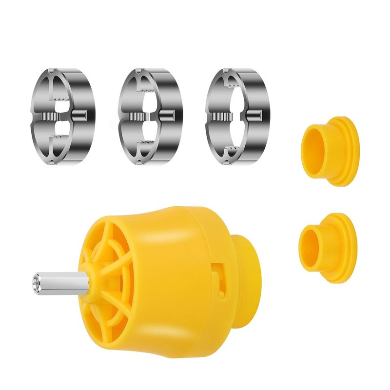 High Quality PVC Thread Maker Tool Pipe Threader with 3 Dies for Electric Drill gallery