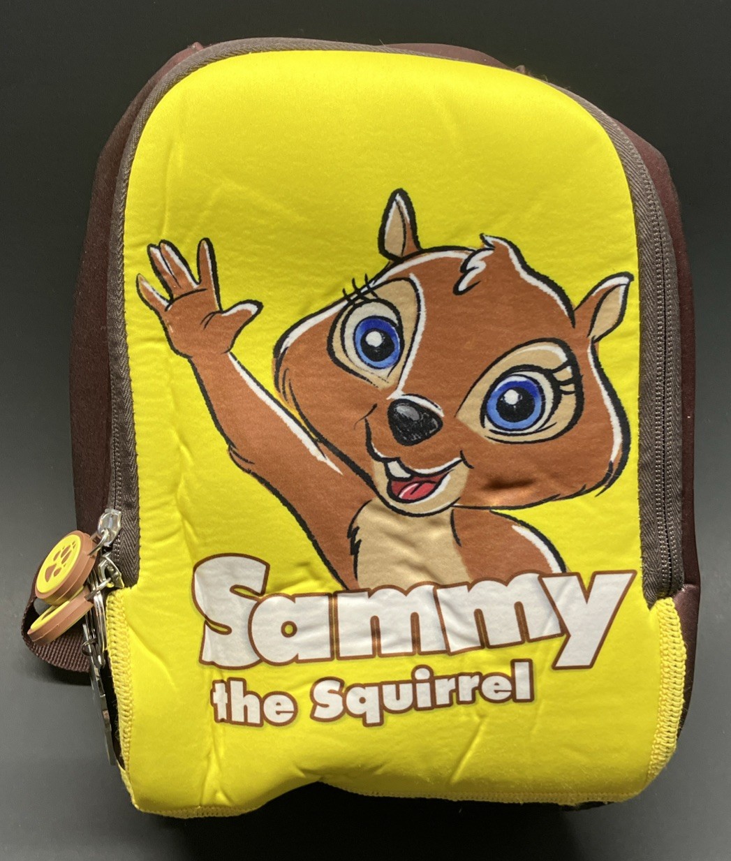 Great Wolf Lodge Sammy the Squirrel Backpack Back Pack – Yellow