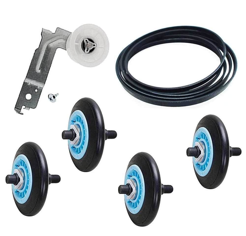 DV50F9A6EVW/A2 Samsung Dryer Rollers Belt Pulley Kit