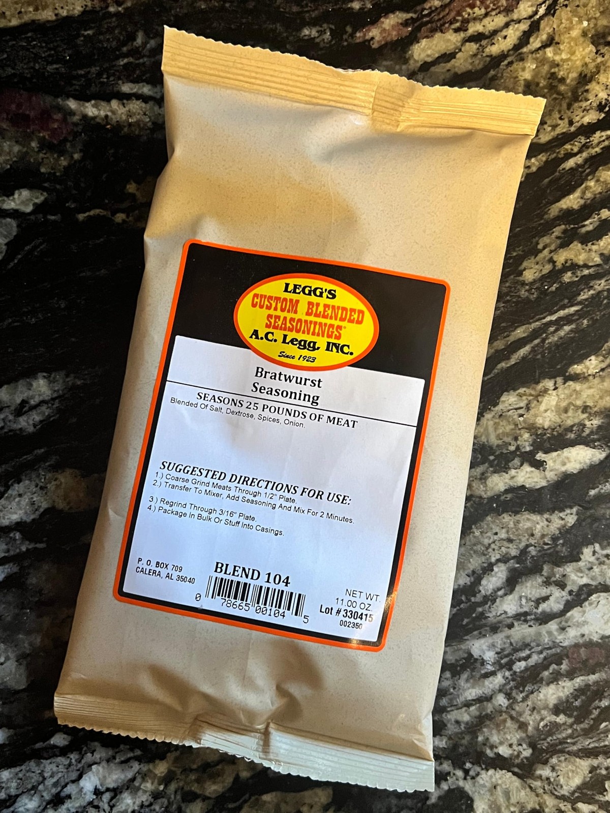 A.C. Legg Bratwurst Seasoning gallery