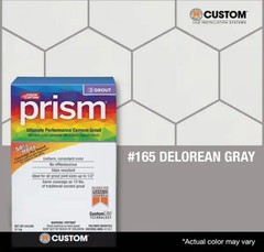Custom Prism Ultimate Performance Cement Grout – 17 lb (#165 Delorean Gray)