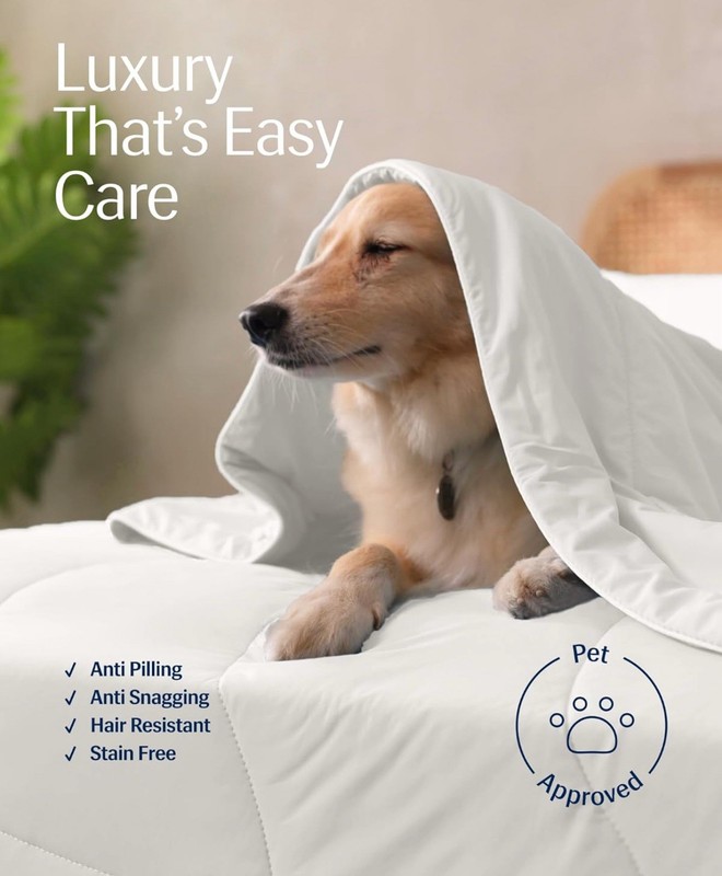 R Evercool Cooling Comforter, King/Cali King, Arctic White READ gallery